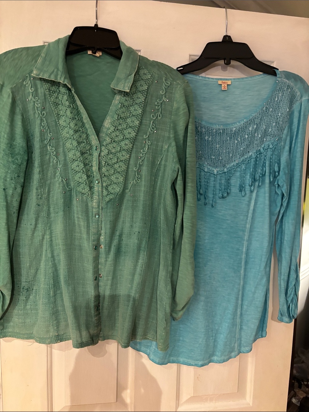 2 never worn Reba blouses